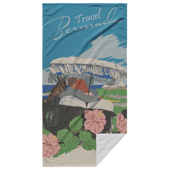 Travel Bermuda Beach Towel