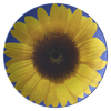Sunflower In Blue 10” Dinner Plate
