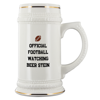 Official Football Watching 22oz Beer Stein