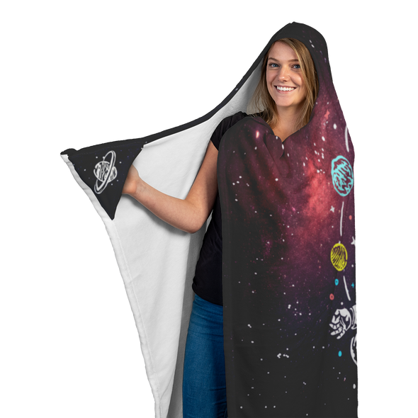 Outta This World Yoga Hooded Blanket