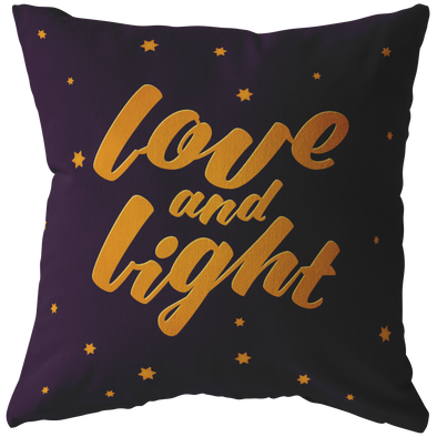 Love and Light Throw Pillow