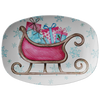 Sweet and Colorful Christmas 10" x 14" Serving Platter