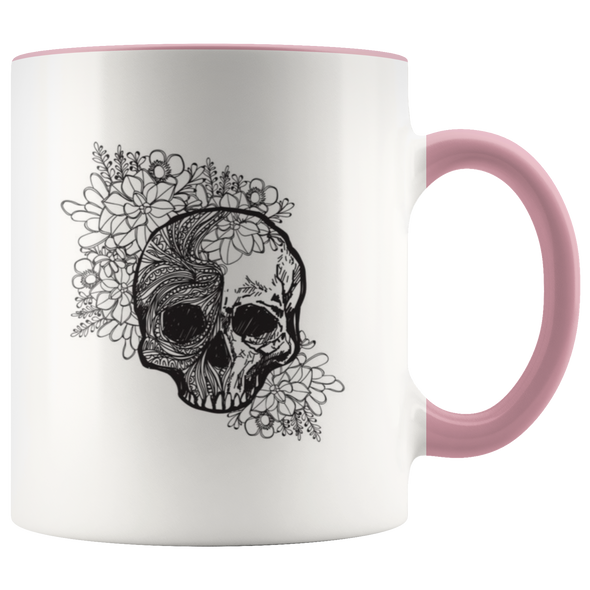 Cool Retro Skull 11oz Accent Mug