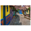 Guatapé Street Colombia Canvas Wall Art