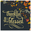 Thankful and Blessed Canvas Wall Art