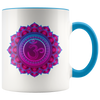 Mandala in Pink 11oz Accent Mug