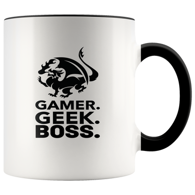 Gamer Geek Boss 11oz Accent Mug