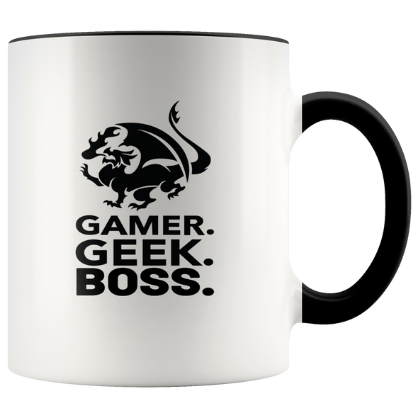 Gamer Geek Boss 11oz Accent Mug