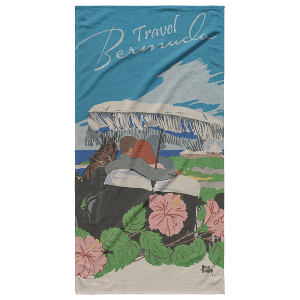 Travel Bermuda Beach Towel