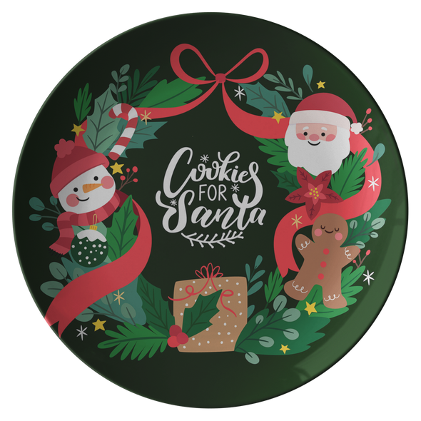 Cookies for Santa 10” Dinner Plate